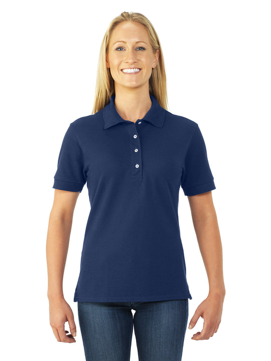 Jerzees Womens Ring-Spun Cotton Pique Short Sleeve Sport Shirt