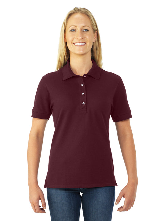 Jerzees Womens Ring-Spun Cotton Pique Short Sleeve Sport Shirt