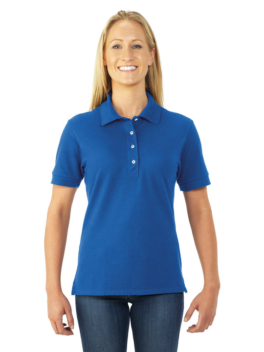 Jerzees Womens Ring-Spun Cotton Pique Short Sleeve Sport Shirt