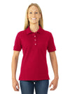 Jerzees Womens Ring-Spun Cotton Pique Short Sleeve Sport Shirt