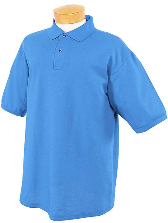 Jerzees Mens Ring-Spun Cotton Pique Short Sleeve Sport Shirt