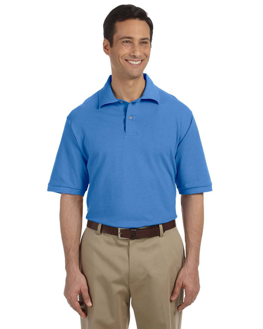 Jerzees Mens Ring-Spun Cotton Pique Short Sleeve Sport Shirt