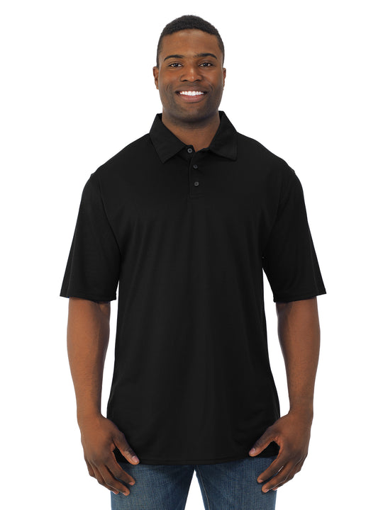 Jerzees Mens Dri-Power Sport Closed Hole Mesh Short Sleeve Sport Shirt