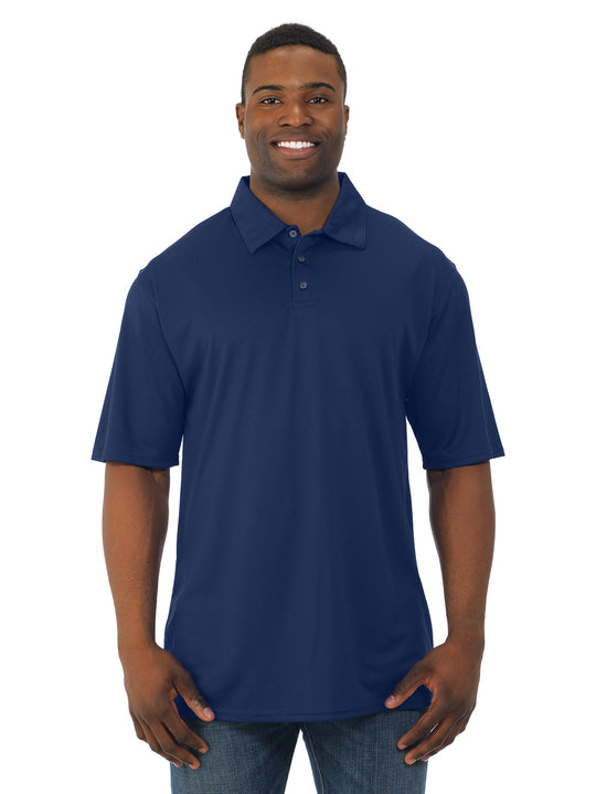 Jerzees Mens Dri-Power Sport Closed Hole Mesh Short Sleeve Sport Shirt