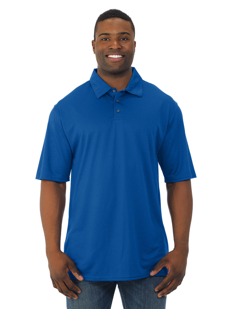 Jerzees Mens Dri-Power Sport Closed Hole Mesh Short Sleeve Sport Shirt