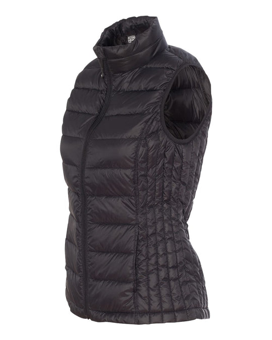 Weatherproof Womens 32 Degrees Packable Down Vest 16700W, XL, Dark Pewter