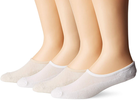 Fruit of the Loom Mens Big and Tall Cushioned Liner Socks 4 Pairs