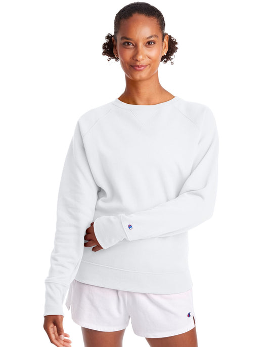 Champion Womens Powerblend Fleece Boyfriend Crew
