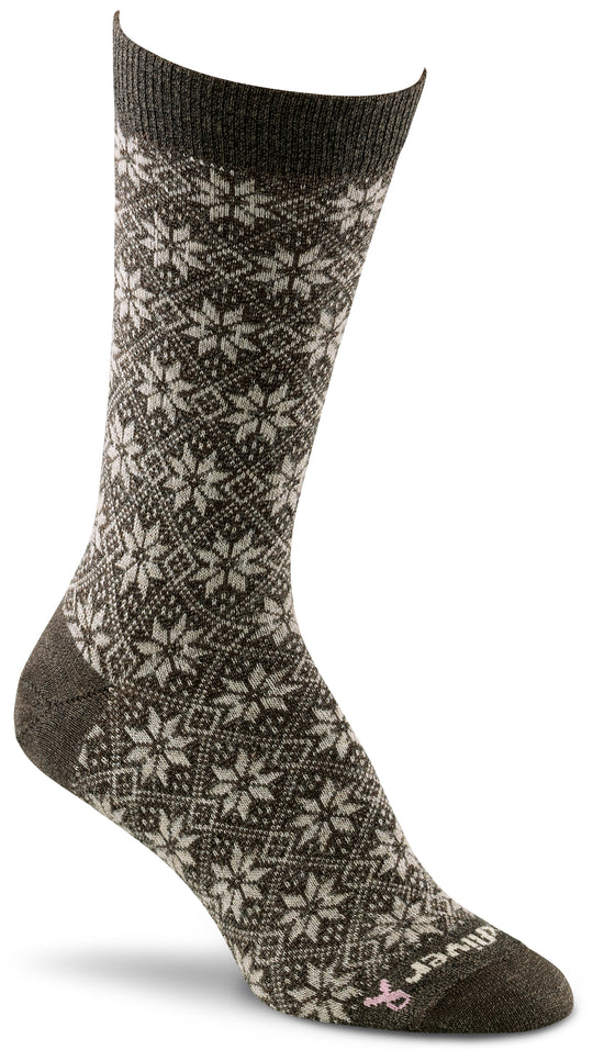 Fox River Snowflake Women`s Ultra-lightweight Crew Socks