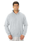 Jerzees Mens NuBlend Super Sweats Quarter-Zip Cadet Collar Sweatshirt