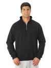 Jerzees Mens NuBlend Super Sweats Quarter-Zip Cadet Collar Sweatshirt