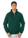 Jerzees Mens NuBlend Super Sweats Quarter-Zip Cadet Collar Sweatshirt