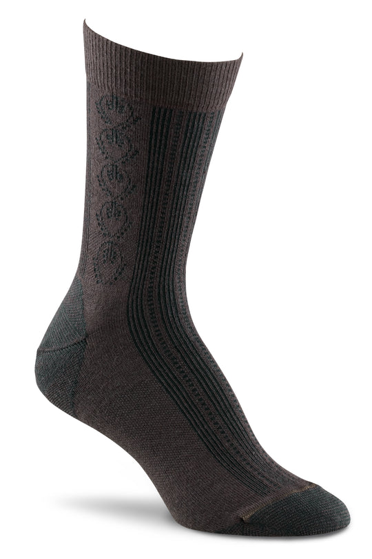 Fox River Paisley Pointelle Women`s Ultra-lightweight Crew Socks