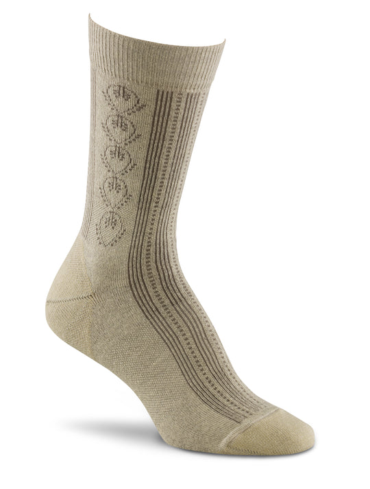 Fox River Paisley Pointelle Women`s Ultra-lightweight Crew Socks