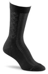 Fox River Paisley Pointelle Women`s Ultra-lightweight Crew Socks