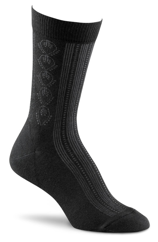 Fox River Paisley Pointelle Women`s Ultra-lightweight Crew Socks