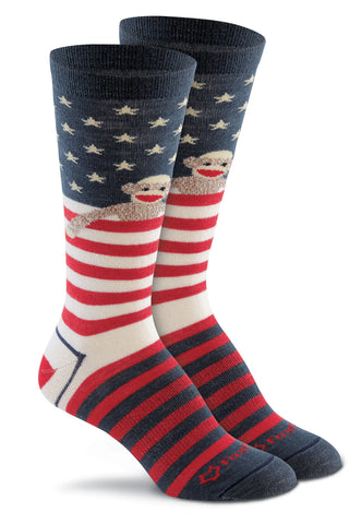 Fox River Adult Monkey Flag Ultra-Lightweight Crew Sock