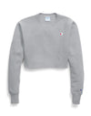 Champion Life Womens Reverse Weave Cropped Cut Off Crew-Mens Fit