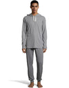 Hanes Mens 1901 Heritage Striped Hoodie with Jogger Pant Set