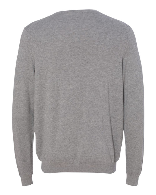 Van Heusen Mens V-Neck Sweater, S, Light Grey