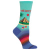 Hot Sox Womens Mexico Crew Socks