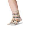 Hot Sox Womens Tee Pee Crew Socks