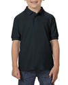 Gildan Youth DryBlend Youth Double Piqué Sport Shirt, S, Black