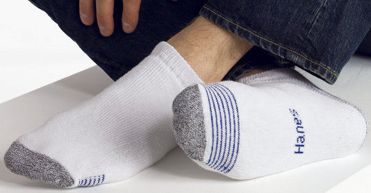 Hanes Classics Men's 4-Pack Comfort Cool No Show Socks