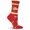 K. Bell Womens Lets Taco Crew Socks
