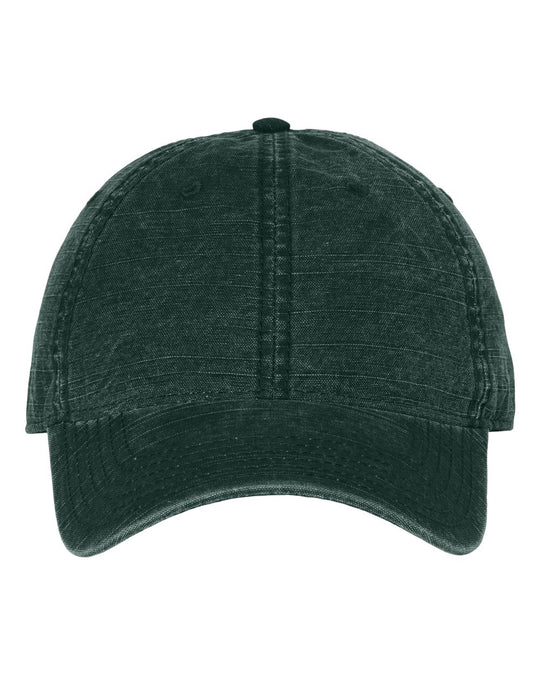 Sportsman Slub Fabric Dad Cap, One Size, Slate