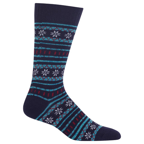Hot Sox Mens Fair Isle Socks