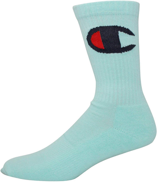 Champion Life Adult Big C Crew Socks 1-Pair