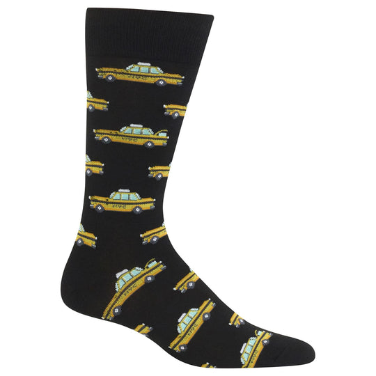 Hot Sox Mens Taxi Crew Socks