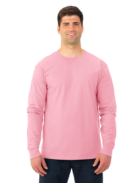 Fruit Of The Loom Adult HD Cotton Long Sleeve Crew T-Shirt