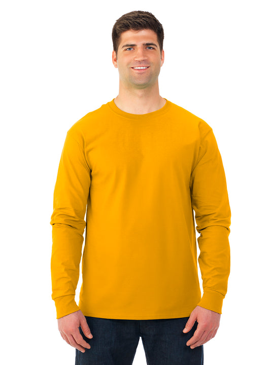 Fruit Of The Loom Adult HD Cotton Long Sleeve Crew T-Shirt