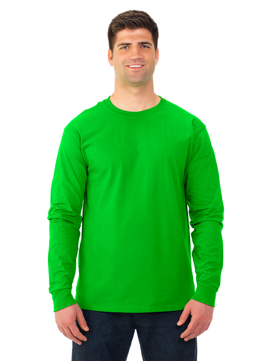 Fruit Of The Loom Adult HD Cotton Long Sleeve Crew T-Shirt