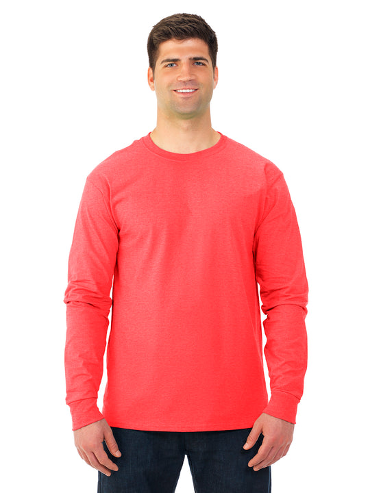 Fruit Of The Loom Adult HD Cotton Long Sleeve Crew T-Shirt
