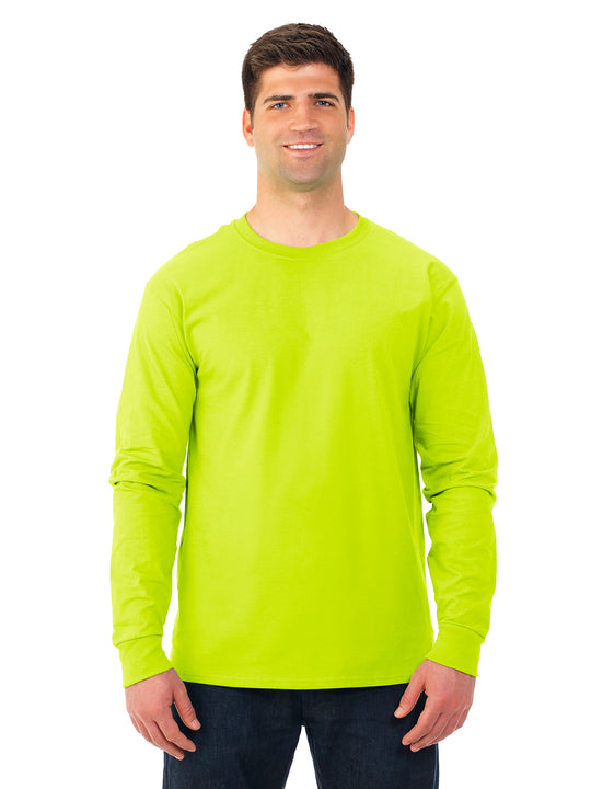 Fruit Of The Loom Adult HD Cotton Long Sleeve Crew T-Shirt