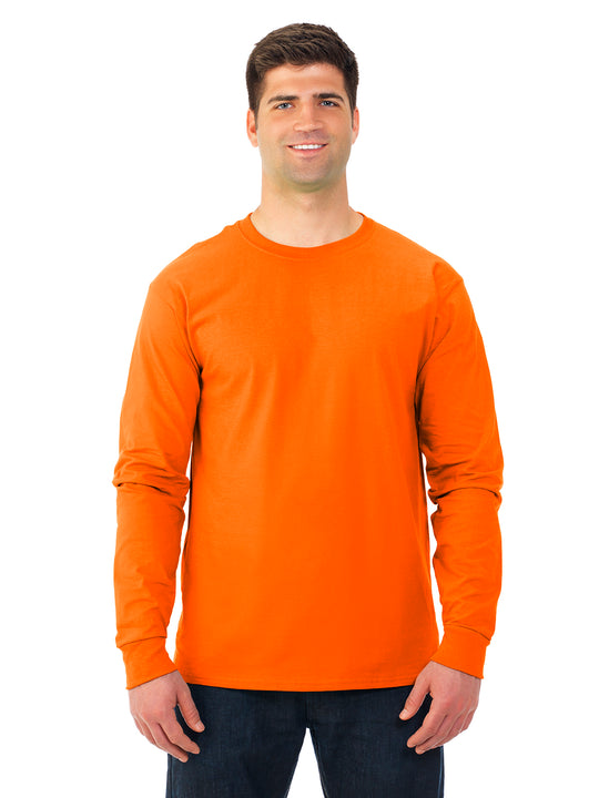 Fruit Of The Loom Adult HD Cotton Long Sleeve Crew T-Shirt