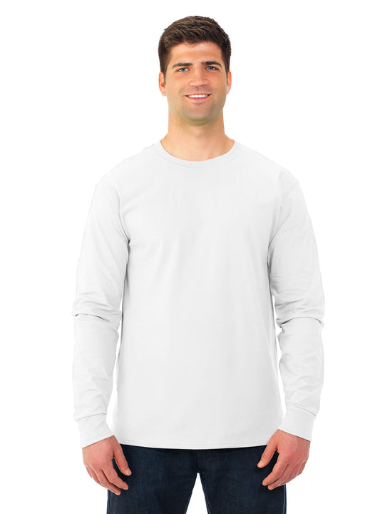 Fruit Of The Loom Adult HD Cotton Long Sleeve Crew T-Shirt