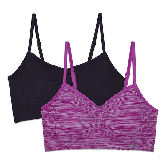 Lily of France Dynamic Duo Women`s 2-Pack Seamless Bralette