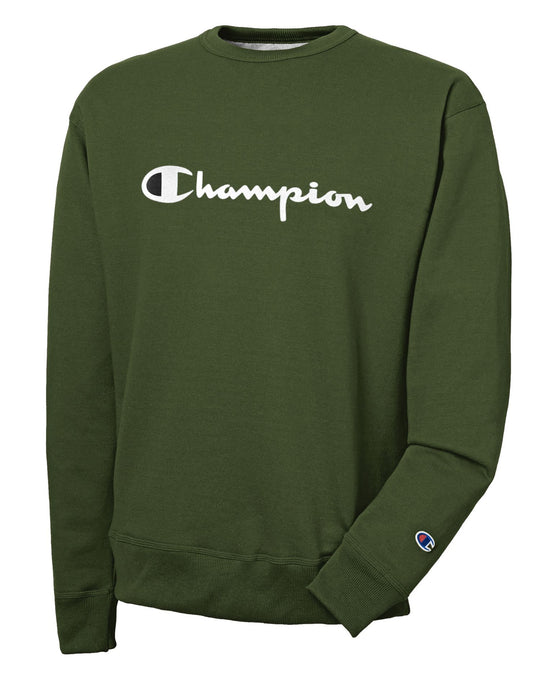 Champion Mens Powerblend Fleece Crew