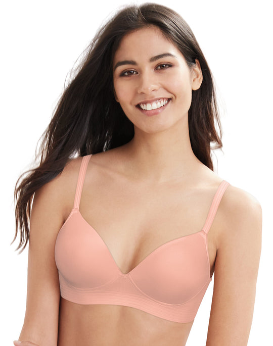 Hanes Womens Ultimate No Dig Support Smoothtec Wirefree Bra
