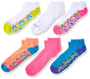 Fruit Of The Loom Girls Active Arch Support Cushioned Low Cut Socks 6 Pair