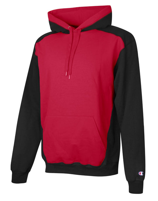 Champion Mens Double Dry Eco Colorblocked Fleece Hood