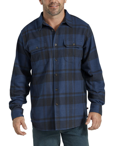 Dickies Mens Heavyweight Long Sleeve Flannel Shirt