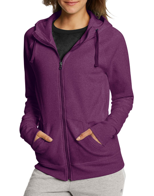 Champion Women`s Fleece Full Zip Hoodie