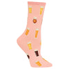 Hot Sox Womens Beer Crew Socks