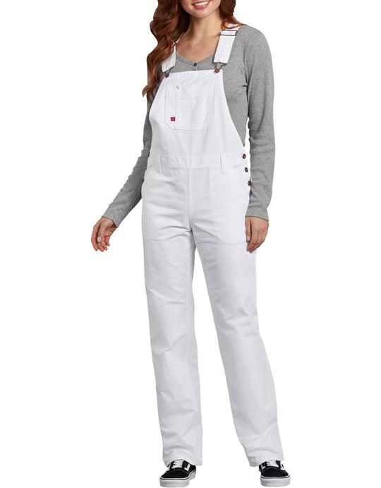 Dickies Womens Relaxed Fit Straight Leg Bib Overalls