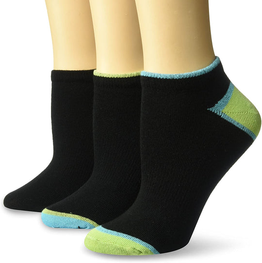 Fruit Of The Loom Womens 3 Pack Cotton Stretch Low Cut Tab Sock